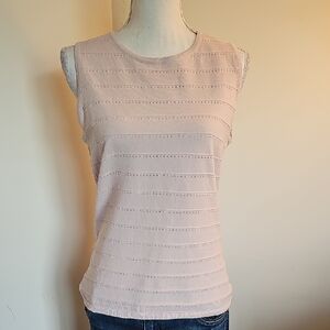 White House Black Market Blush Sleeveless Tank